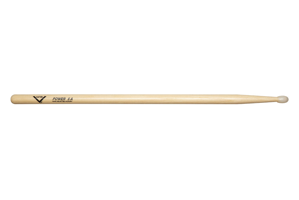 Vater Power 5A trommestikker, hickory, nylonspids
