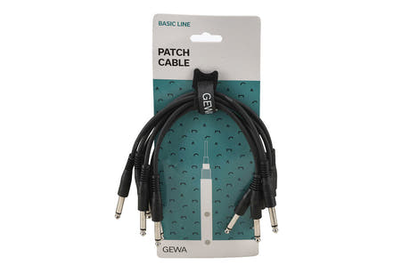 GEWA Basic Line patchkabel 0,3 m, rak monoteleplugg, 6 st.