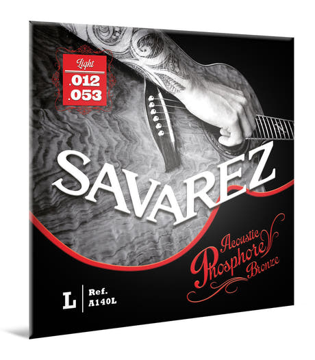 Savarez A140L Acoustic Phosphor Bronze, light .012 till .053