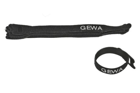 GEWA kardborreband för kablar 160 mm, 10 st.
