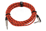 GEWA Pro Line instrumentkabel 6 m, rak och vinklad jack