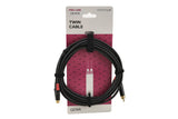 GEWA Pro Line dubbelkabel 3 m, cinch-förlängning