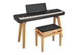 GEWA stativ för Portable Piano PP-2 och PP-3, träben i matt svart