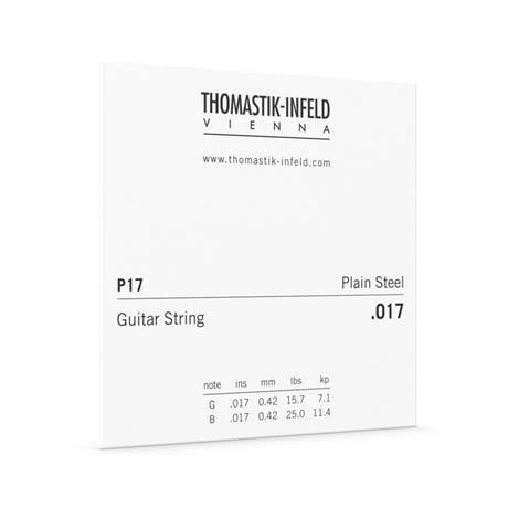 Thomastik-Infeld P17 elgitarrsträng .017, blank mässingsbelagd stål