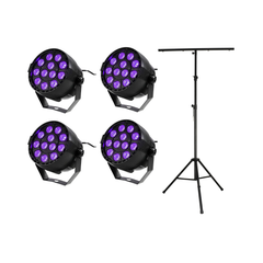 UV LED Spot (12x2W) & Perfex Ljusstativ