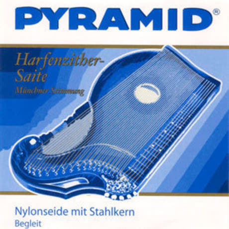 Pyramid 604/42 strängset för harpcittra, 42 strängar, nylon