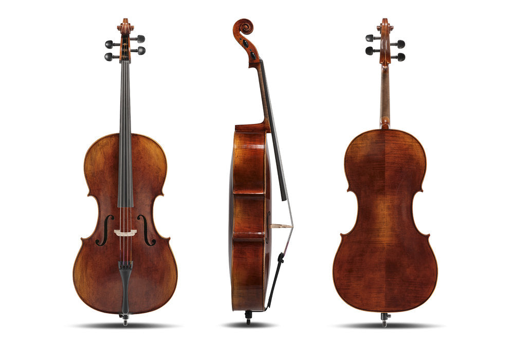 GEWA Sonata Europa Deluxe cello 4/4, justerad, massarandubastråke, väska