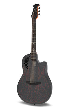 Ovation Elite Gus G. Signature Super Shallow 1868-GUS-G, Black Satin
