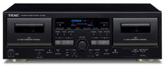 TEAC W-1200 dubbelkassettspelare (svart)