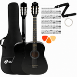 Suprimo CGS2 BK Klassisk gitarrset 4/4, Svart