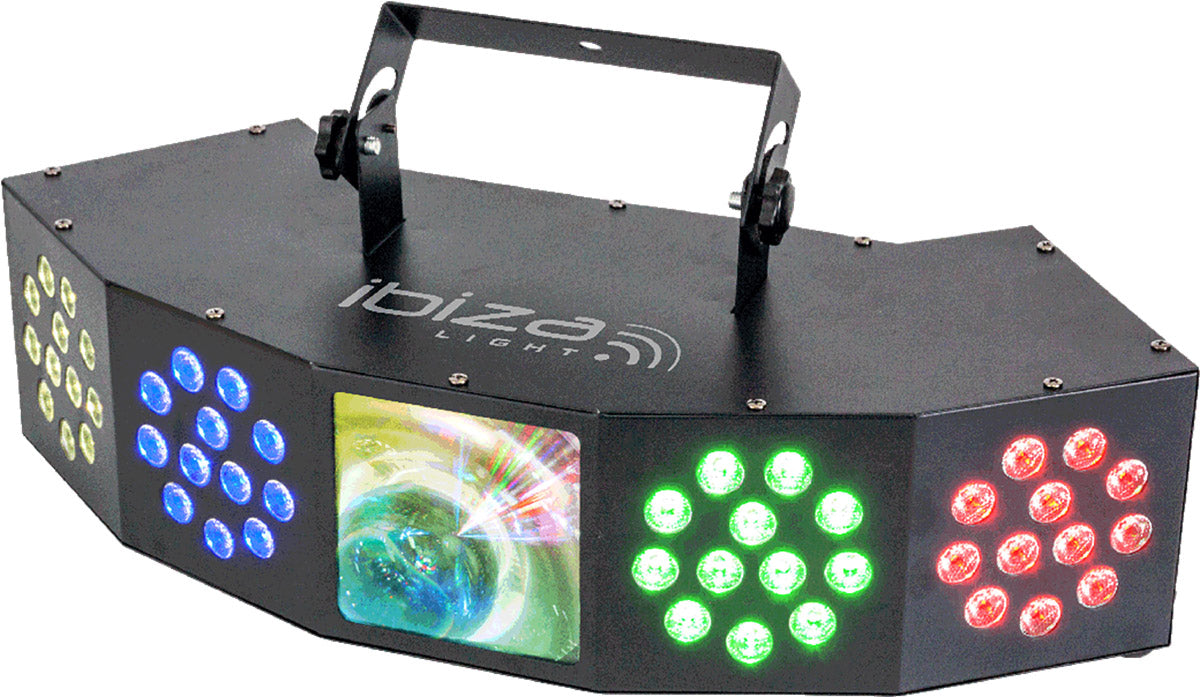 Ibiza Starwash 3-i-1 Discolampa med DMX
