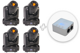 4 stycken. AFX MY60 Moving Head 60 Watt + Gratis MyDMX 3.0