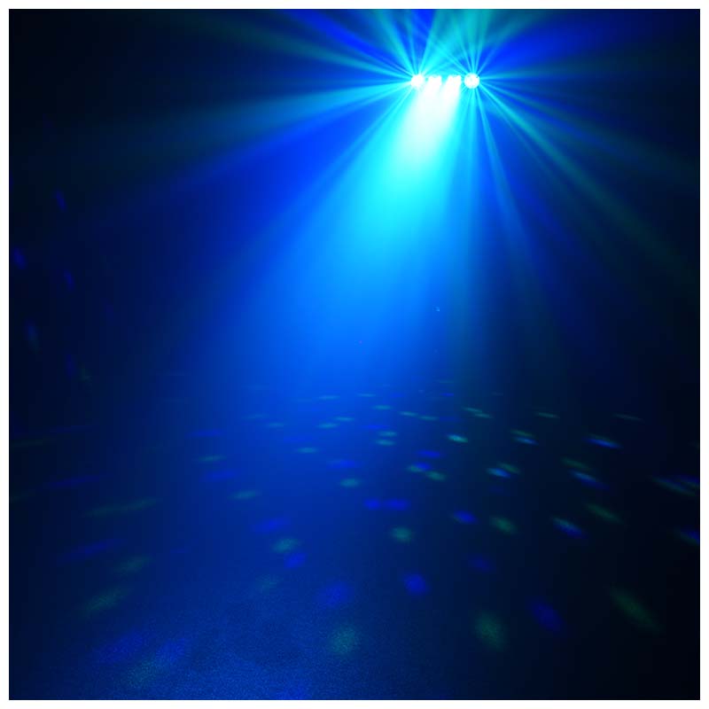 LIGHT4ME MAGIC BAR diskokulleeffekt LED PAR + stativ + fjärrkontroll