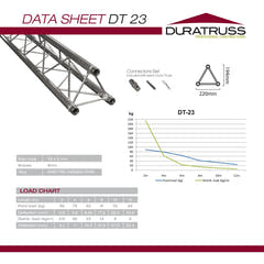 DuraTruss DT 23-T37V 3-vägs vertikalt T-stycke