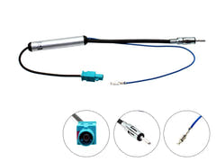 2-DIN kit för Peugeot 207 & 307 med baksensor