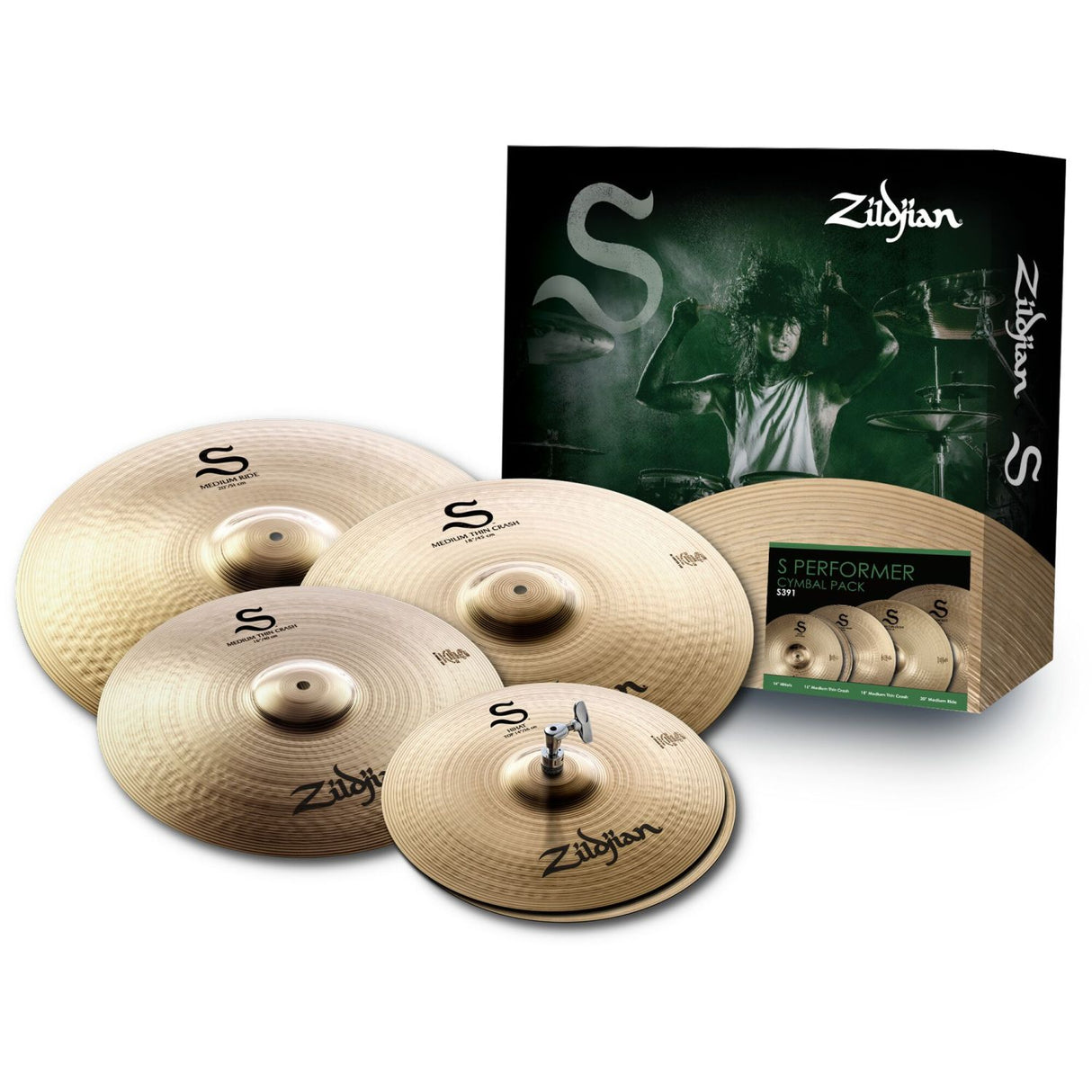 Zildjian S391 S Family Cymbal Performer-paket