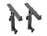K&M 18822 Double Stacker til Omega Keyboardstativ (Sort)