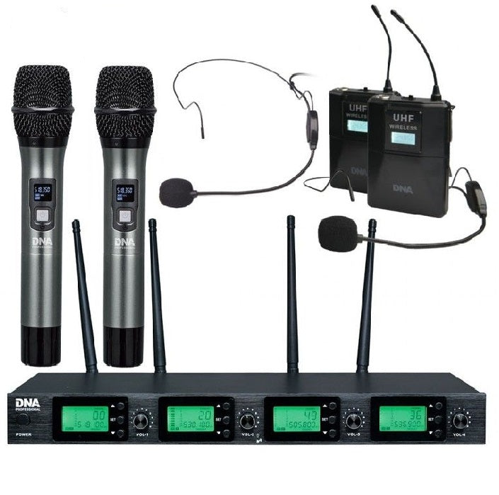 DNA RV-4 MIX trådlöst mikrofonset