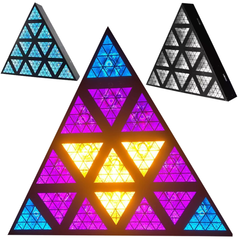 LIGHT4ME TRIANGIS LED ljuseffekt 64x2W RGBA axel
