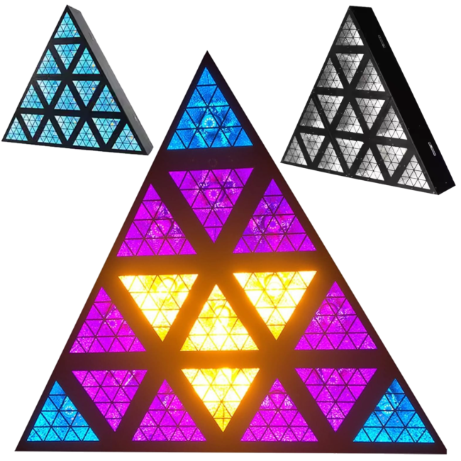 LIGHT4ME TRIANGIS LED ljuseffekt 64x2W RGBA axel