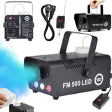 LIGHT4ME FM 500 LED V2 tågemaskine med fjernbetjening