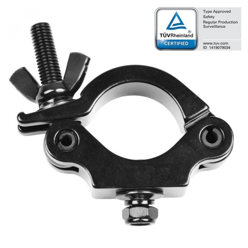Half Coupler, svart (48-51mm 200 kg)