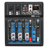 DNA MIX 4 EQ lydmixer USB MP3 Bluetooth analog 4 kanaler