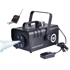 Light4Me BLACK 1200 LED Rökmaskin Bundle
