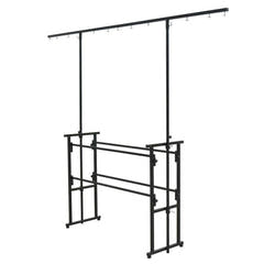 Professionell DJ Stand m. Lysbar