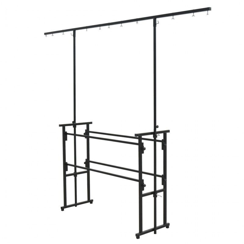 Professionell DJ Stand m. Lysbar