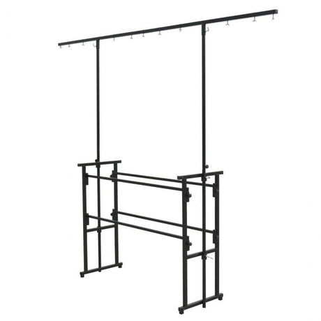 Professionel DJ Stand m. Lysbar