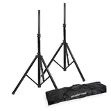 Högtalarstativ med påse 2 st. (30 kg, 1,80 m)