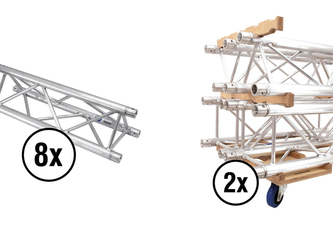 ALUTRUSS Set TRILOCK 6082-2000 + Truss Transport Board Combi