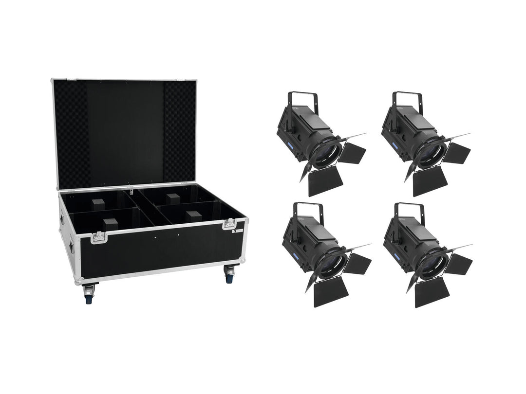 EUROLITE set med 4x LED THA-250F + väska