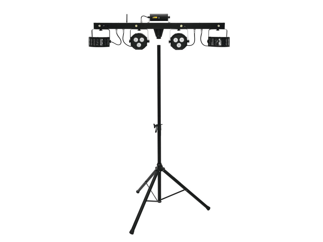 EUROLITE Set LED KLS Laser Bar FX + M-3 högtalarstativsystem