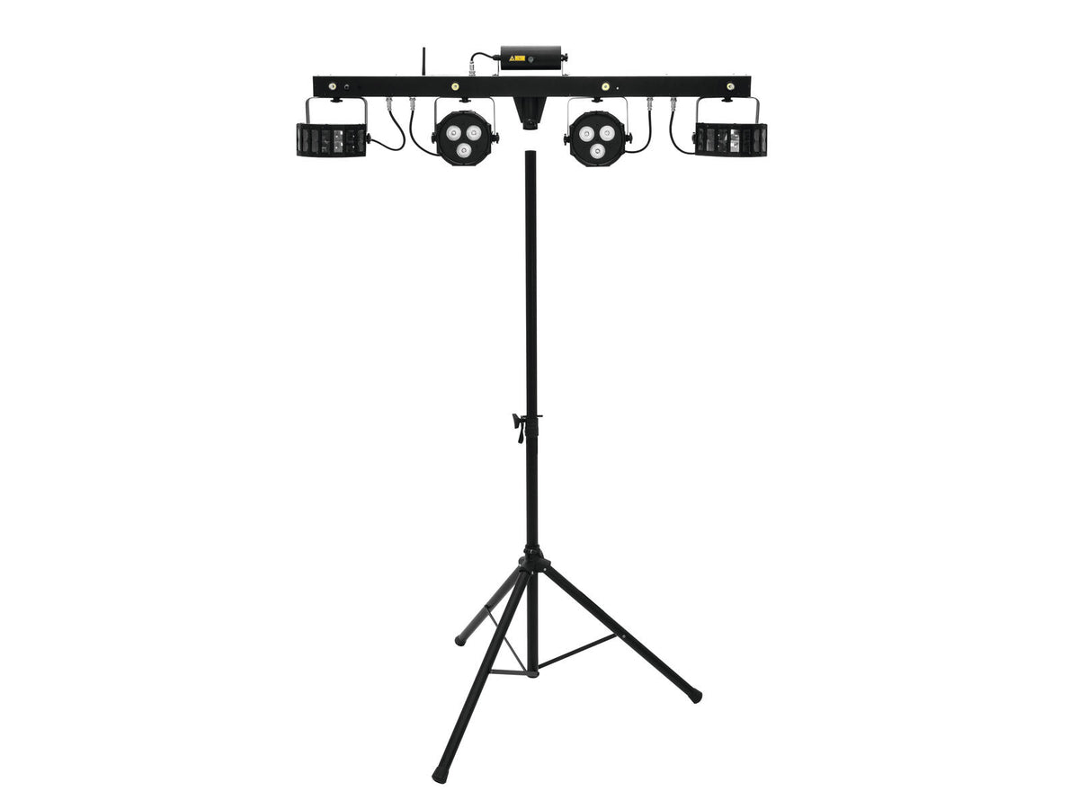 Eurolite Set LED KLS Laser Bar FX + M-3 Speaker System Stativ