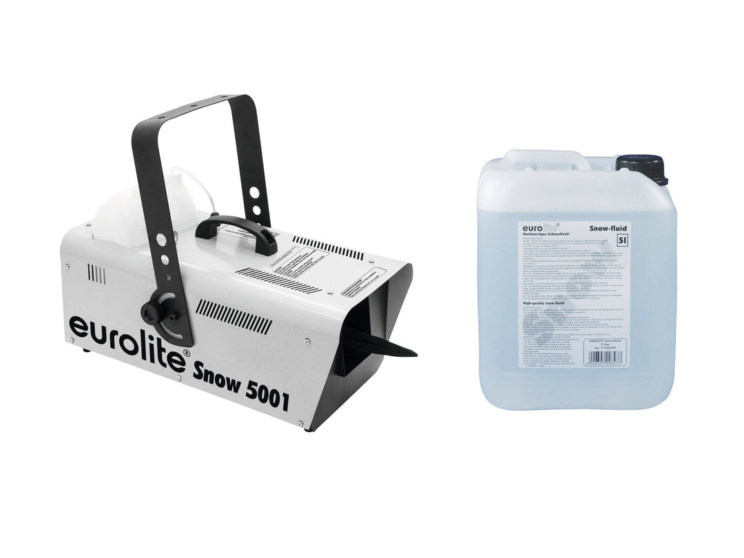 EUROLITE Set Snow 5001 snömaskin + Snow Fluid 5 l