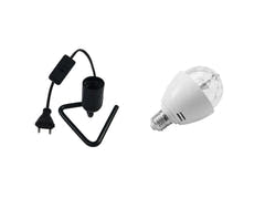 EUROLITE Set LED BC-1 RGB + Triangelbas svart