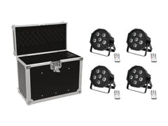EUROLITE Set 4x LED SLS-603 + väska EC-SL4M storlek M