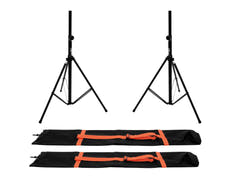OMNITRONIC Set 2x BS-2 EU högtalarstativ + 2x bärväska