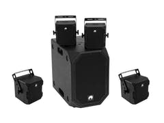 OMNITRONIC set BOB-10A bk + 4x BOB-4 bk