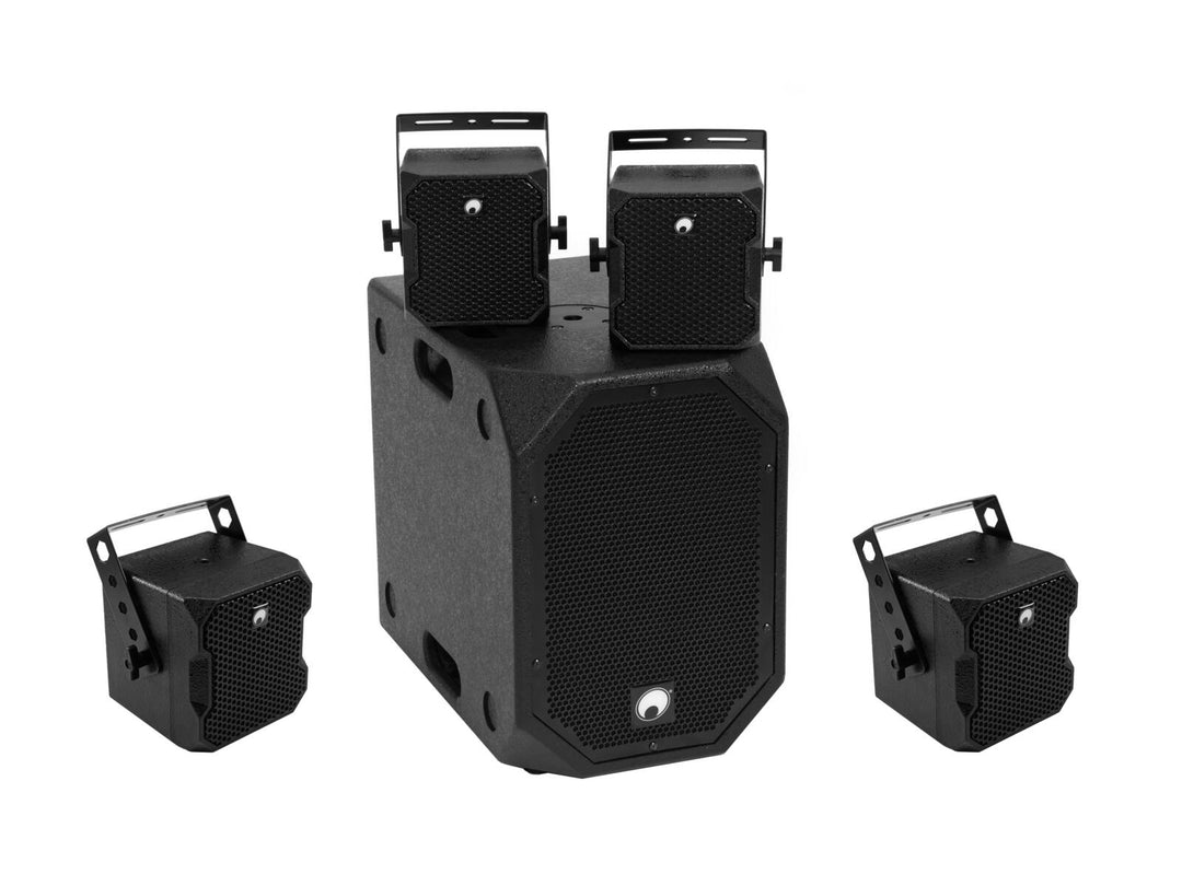 OMNITRONIC set BOB-10A bk + 4x BOB-4 bk