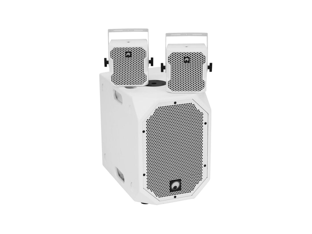 OMNITRONIC set BOB-10A wh + 2x BOB-4 wh