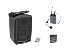 OMNITRONIC Set WAMS-65BT + Bodypack-sändare inklusive headset + batteri