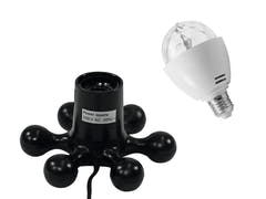 EUROLITE Set LED BC-1 RGB + Hexopus-bas svart