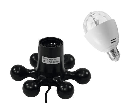 EUROLITE Set LED BC-1 RGB + Hexopus-bas svart
