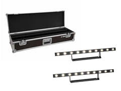EUROLITE Set 2x LED STP-10 Sunbar 3200K 10x5W Light Bar + fodral