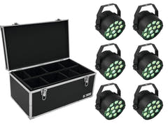 EUROLITE Set 6x LED PARty TCL Spot + fodral TDV-1