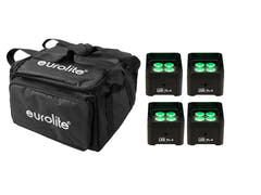 EUROLITE Set 4x LED TL-4 Trusslight + mjukväska