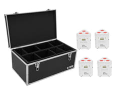 EUROLITE Set 4x AKKU TL-3 TCL vit + fodral TDV-1